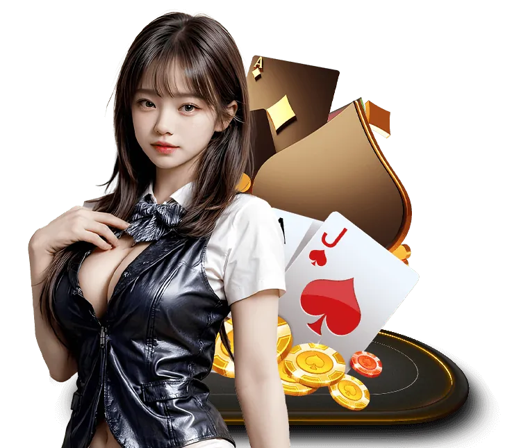 Bàn poker với chip và quân bài tại HM88 Casino